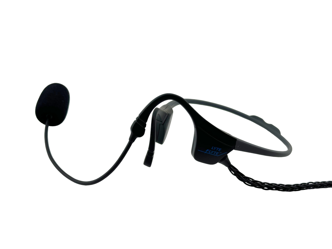 LyteFlyte black headset